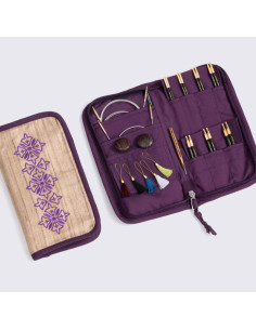 Bliss Lantern Moon ebony wood circular needle set 2