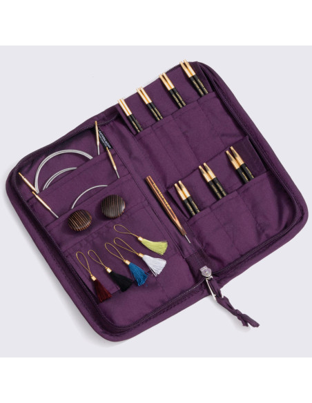 Bliss Lantern Moon ebony wood circular needle set