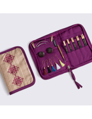 Grace Lantern Moon ebony circular needle set