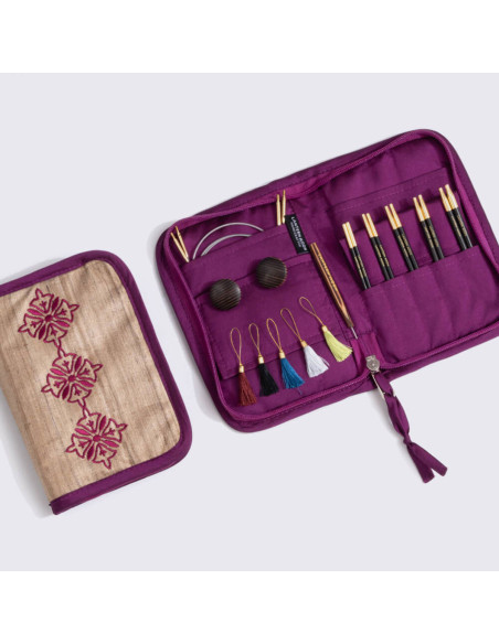 Grace Lantern Moon ebony circular needle set