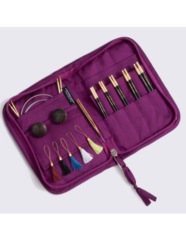 Grace Lantern Moon ebony circular needle set