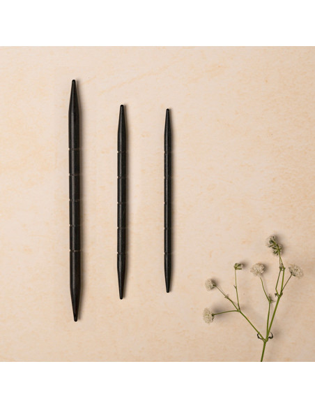 Lantern Moon ebony wood cable needles