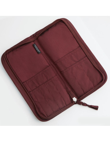 Ajrak Lantern Moon double-pointed knitting needle case