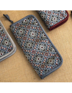 Ajrak Lantern Moon interchangeable knitting needle case