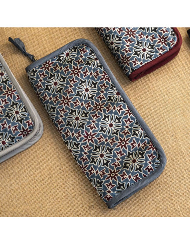 Ajrak Lantern Moon interchangeable knitting needle case