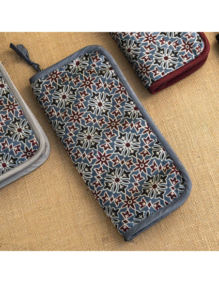 Ajrak Lantern Moon interchangeable knitting needle case