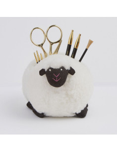Lantern Moon Sherpa Sheep Knitting Accessory Holder 2