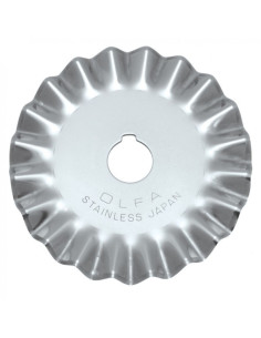 1 replacement blade for scalloped edge cutter - 45 mm 2