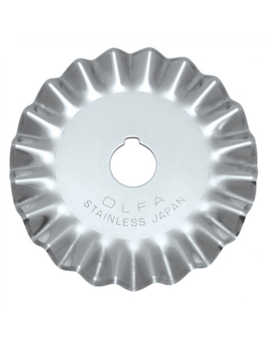 1 replacement blade for scalloped edge cutter - 45 mm