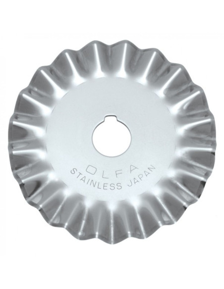 1 replacement blade for scalloped edge cutter - 45 mm