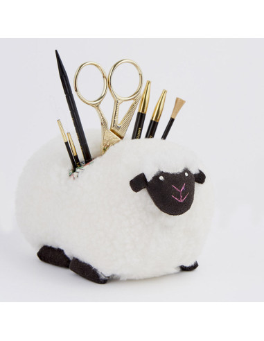 Lantern Moon Sherpa Sheep Knitting Accessory Holder
