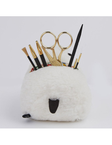 Lantern Moon Sherpa Sheep Knitting Accessory Holder