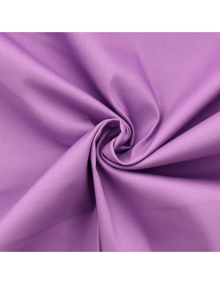 Stretch cotton gabardine fabric - Lilac