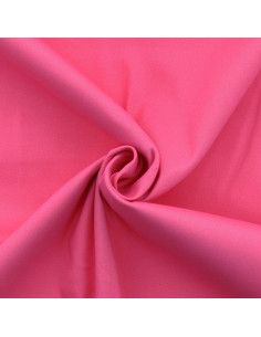 Stretch cotton gabardine fabric - Fuchsia