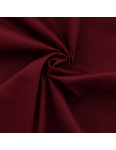 Stretch cotton gabardine fabric - Bordeaux