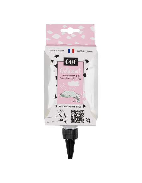 Coated fabric effect gel pocket Odicoat