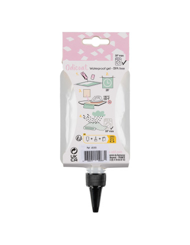 Coated fabric effect gel pocket Odicoat