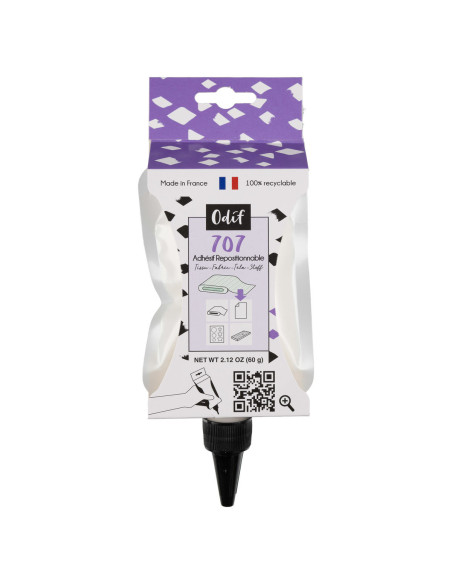 Odif 707 repositionable adhesive pocket