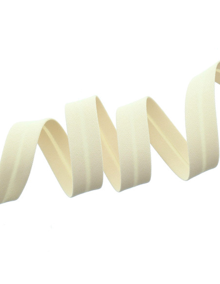 Waterproof UV-resistant outdoor bias - Ecru