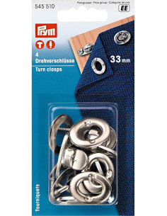 33 mm turnstile clasps