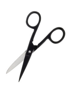 Epoxy laundry scissors 11 cm - Matte black