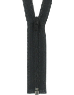 Super fine separable nylon zipper - Black