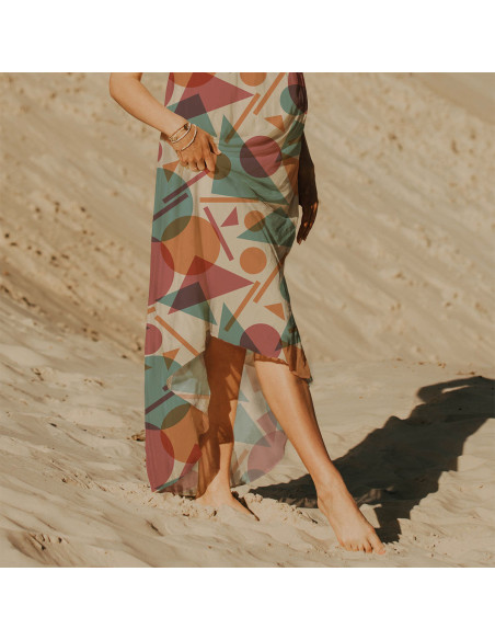 Viscose fabric Reflection Reveal - Roo-tid