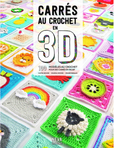 3D Crochet Squares Book