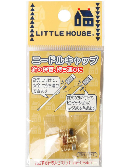Metal protective caps for hand needles