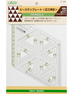 Clover triangle patchwork template