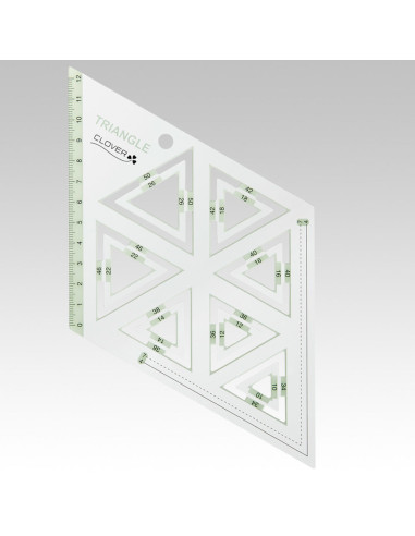 Clover triangle patchwork template