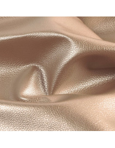 Karla Star faux leather fabric 140 cm x 50 cm - Dark Metallic Taupe 2
