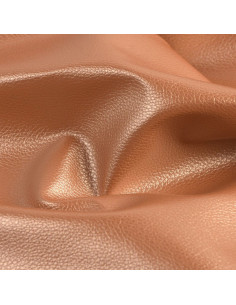 Karla Star faux leather piece 140 cm x 50 cm - Metallic iced brown 2