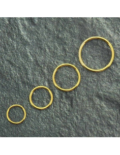 Metal ring for bra - Gold