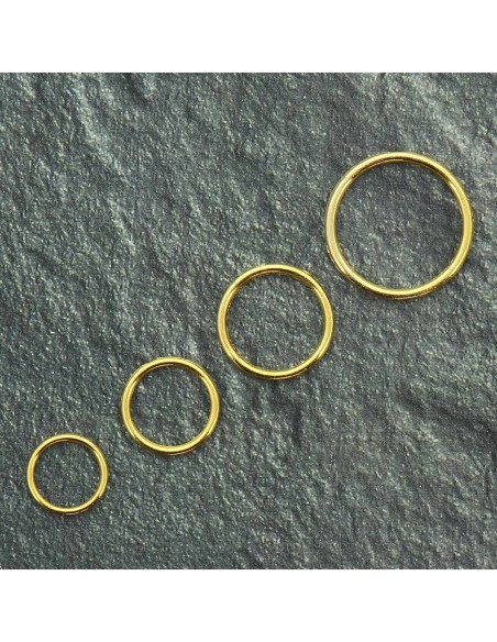 Metal ring for bra - Gold