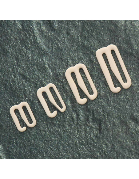 Metal hook for bra - Nude