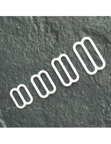Metal adjuster for bra - White