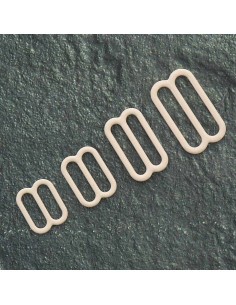 Metal adjuster for bra - Nude