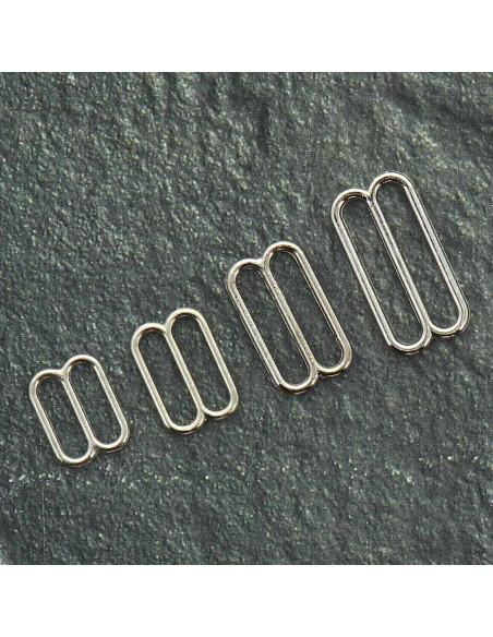 Metal adjuster for bra - Silver