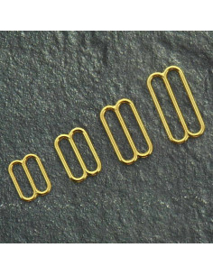 Metal adjuster for bra - Gold