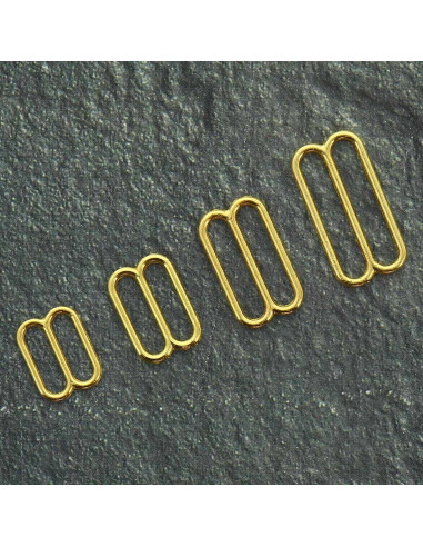 Metal adjuster for bra - Gold