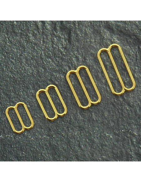 Metal adjuster for bra - Gold