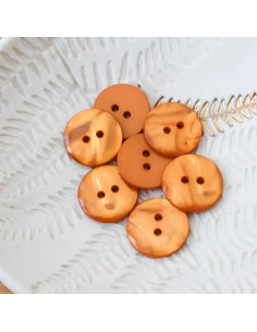 Sparkle Button 2 Holes - Gold Button