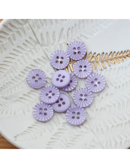 4-hole daisy button - Lilac