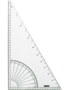 Sewing square ruler protractor