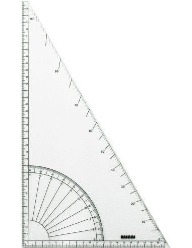 Sewing square ruler protractor