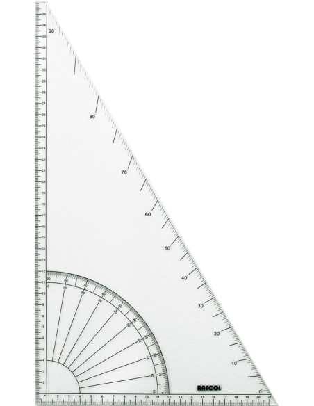 Sewing square ruler protractor