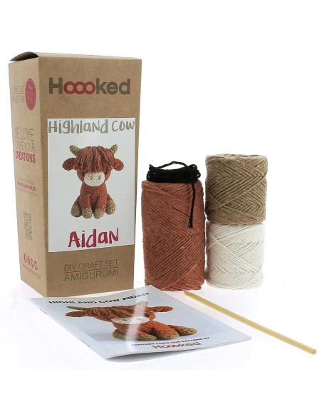 Crochet Kit - Aidan the Cow