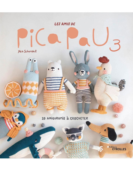 Book "Les Amis de Pica Pau Volume 3 - 20 Amigurumis to Crochet"
