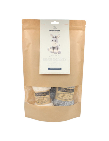 Knitting kit - Lente the donkey